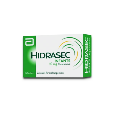 HIDRASEC INFANTS 10 MG GRANULES FOR ORAL SUSPENSION ( RACECADOTRIL ) 16 SACHETS